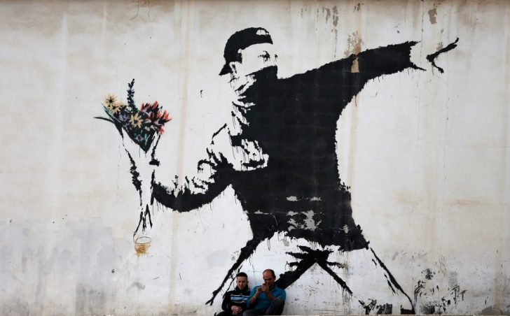 who is Banksy married to?